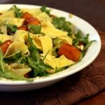 Pappardelle with Roasted Winter Squash, Arugula, and Pine Nuts